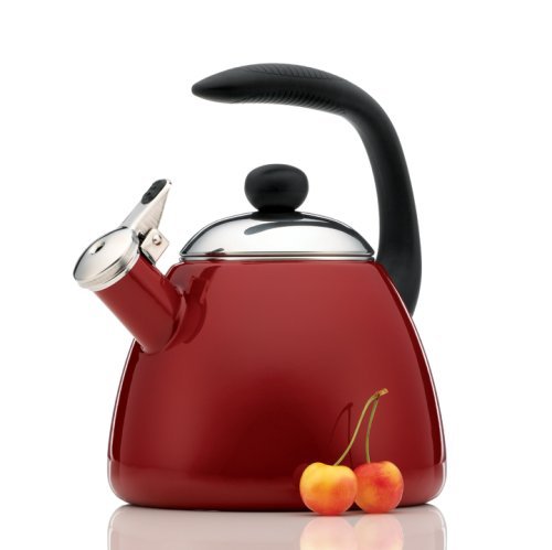 Farberware Bella 2-1/2-Quart Teakettle, Garnet