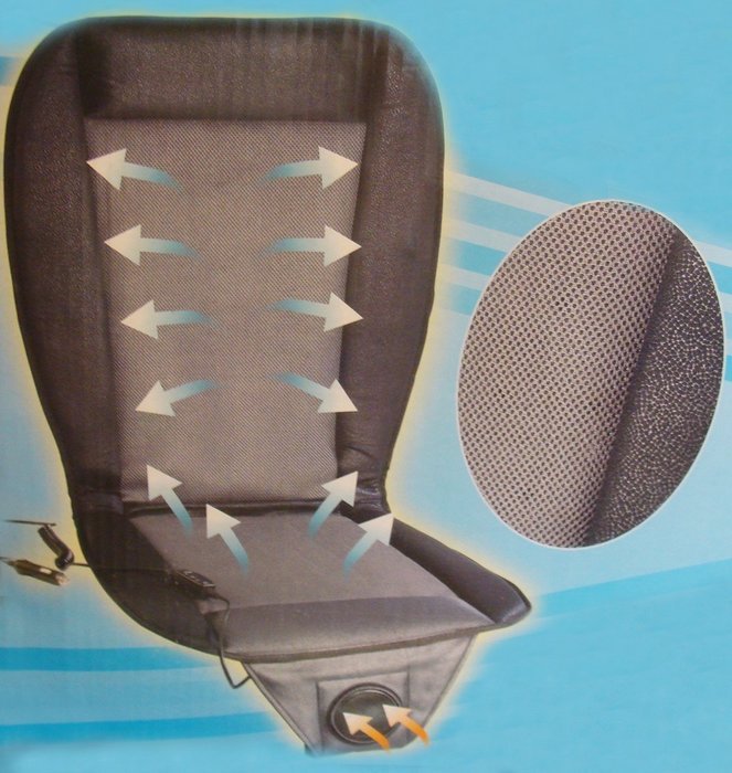 Cool Ride Mobile Air Flow Cushion - Cools Where Air Conditioning Can't!