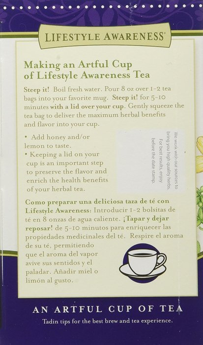 Lifestyle Awareness Teas, Caffeine Free Dandy Liver Detox Tea, 20 Count N2