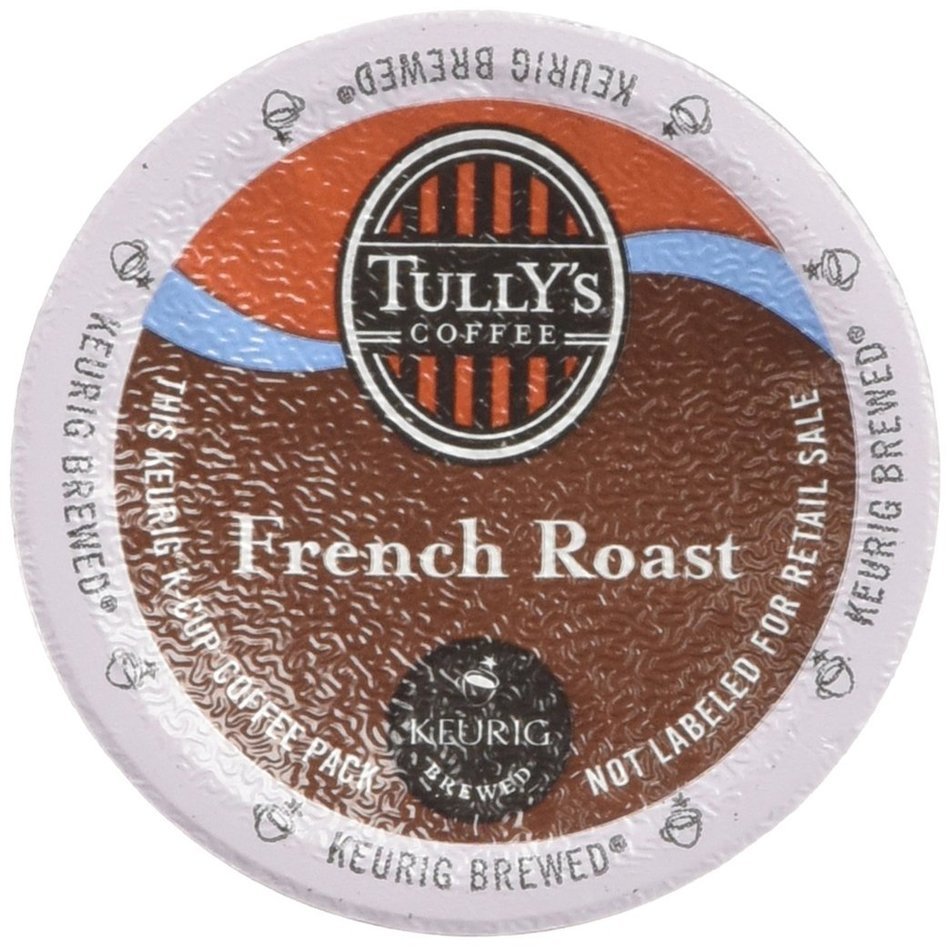 Tully's Coffee French Roast, Keurig K-Cups, 72 Count N66