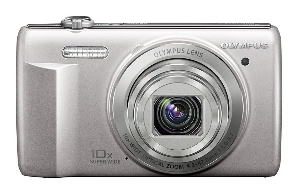 Olympus VR-340 16MP Digital Camera with 10x Optical Zoom (Silver) (Old Model) N2