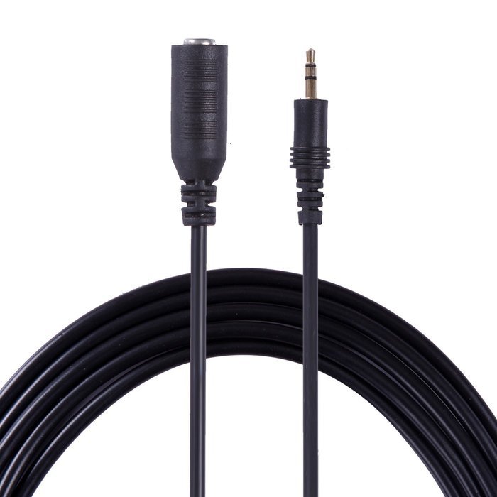 HDE 3.5mm Male Jack to 3.5mm Female Socket AUX Auxiliary Extension Cable - 30ft N2