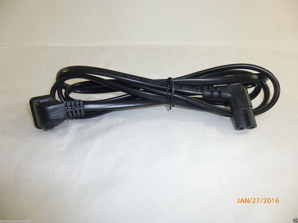 6 Ft foot USA 2 pin Male to 90 Degree Right Angled IEC 320 C7 AC Power Supply Cord cable For Samsung TV's