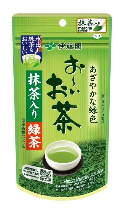 Itoen Oiocha Matcha-iri Ryokucha - Japanese Green Tea Leaf - 100g