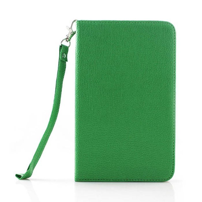 Route 66 Green Luxury Leather Business Type Stand Leather Case Cover for Samsung Galaxy Tab 3 7"
