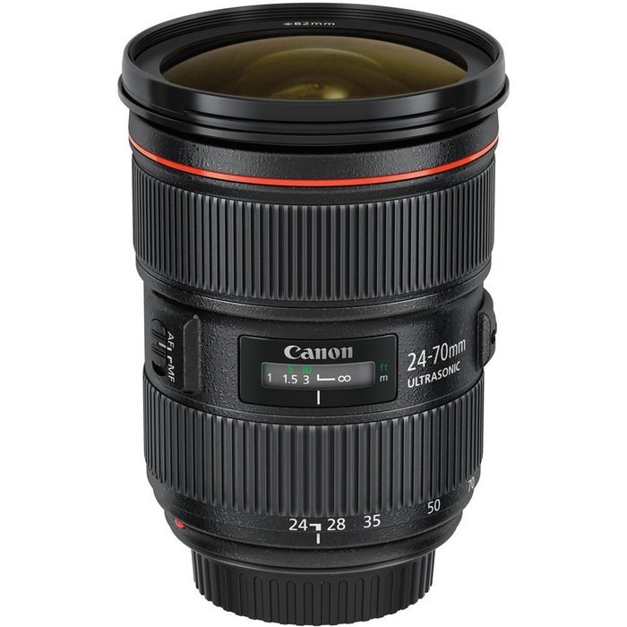 Canon EOS 6D Digital SLR Camera Body with 24-70mm f/2.8 L II & 70-300mm IS Lenses + 64GB Card + Case + Flash +... N3