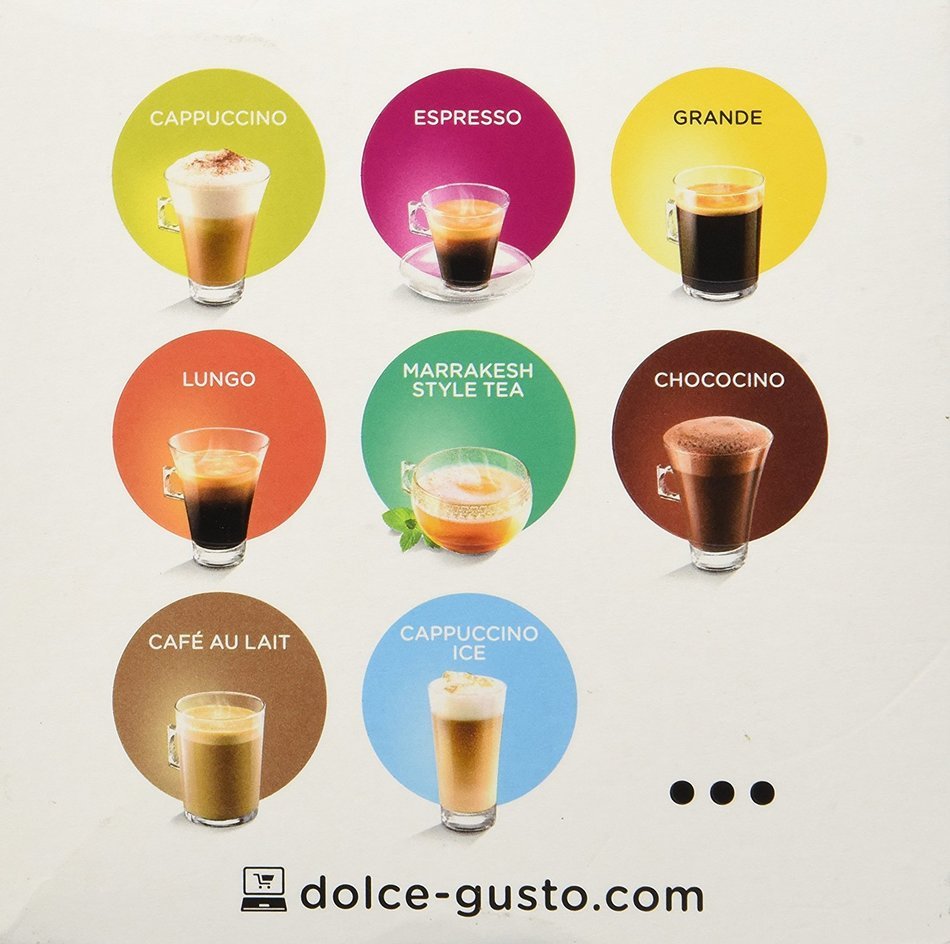 Nescafe Dolce Gusto - Cortado Decaffeinato - 16 Decaf Coffee Capsule N2