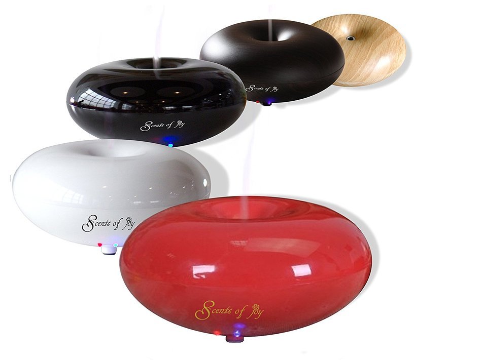 SoJ Ultrasonic Aromatherapy Diffuser (White), Elegant and Simple, Cool Mist Humidifier, Essential Oil Fragrance... N6