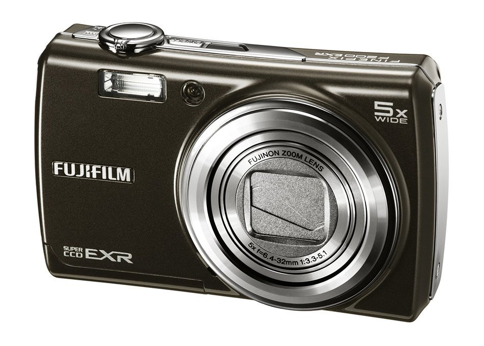 Fujifilm FinePix F200EXR 12MP Super CCD Digital Camera with 5x Wide Angle Dual Image Stabilized Optical Zoom N3