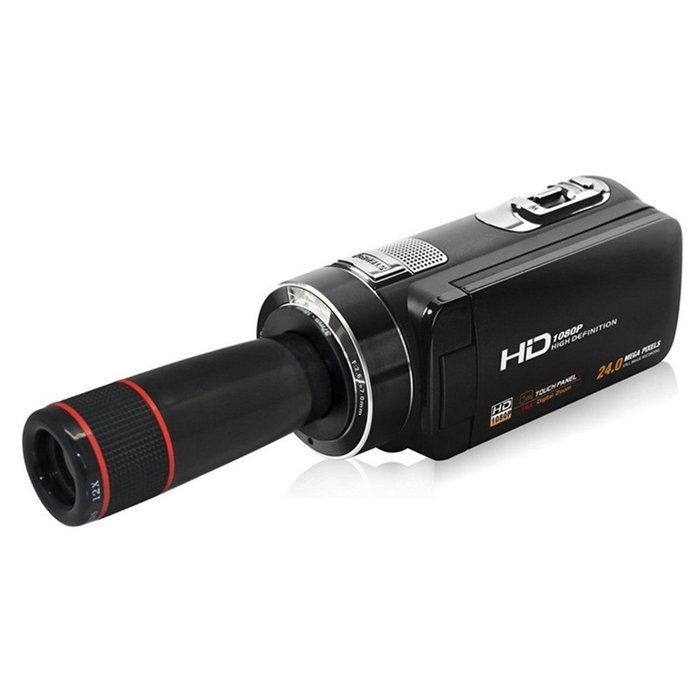 Boblov ORDRO HDV Full HD Digital Video Camera Recorder LCD Touch Screen 1080P 3.0-in Rotatable Camcorder DV DVR... N7