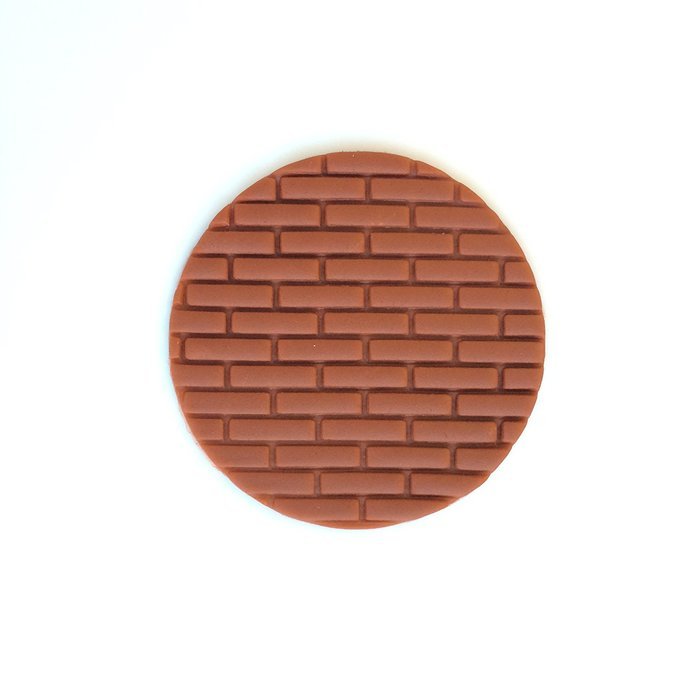 Brick Imprint Cookie Cutter and Stamp (3/16" x 1/2" (small))