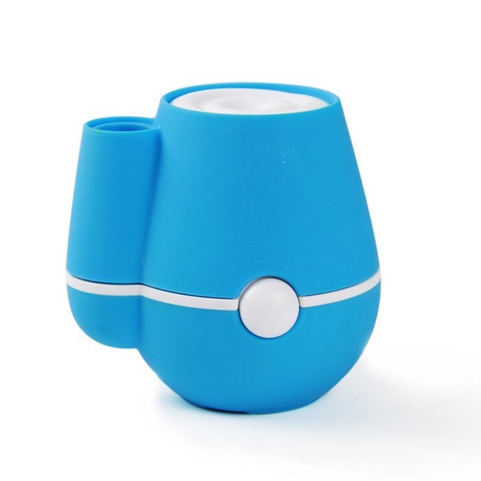 LIWUYOU Vase Shaped Mini Portable USB Air Freshener Humidifier for Home Office Color Blue