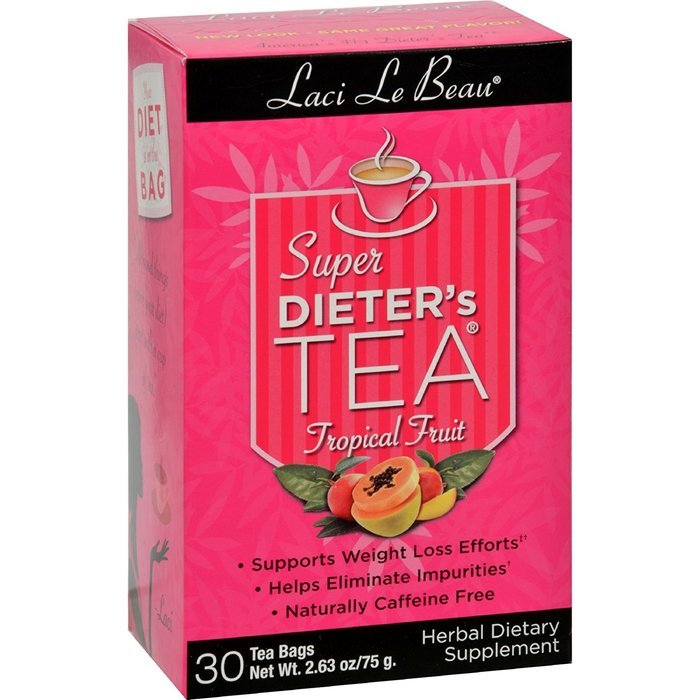 Laci Le Beau Super Dieter's Tea, Peppermint, 60-Count Box N2