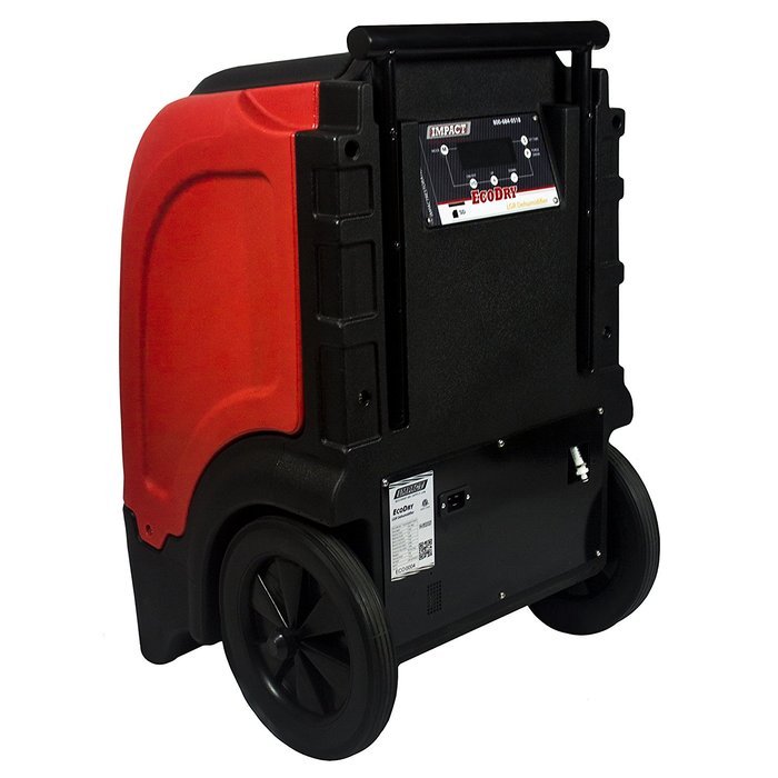 EcoDry Red Commercial Dehumidifier 110 Pint LGR by Impact Restoration Supply