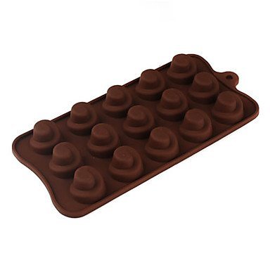 Y&XL&H Silicone Circular Hole Comma Shaped Sugarcraft Mold for Candy/Cookie/Jelly/Chocolate