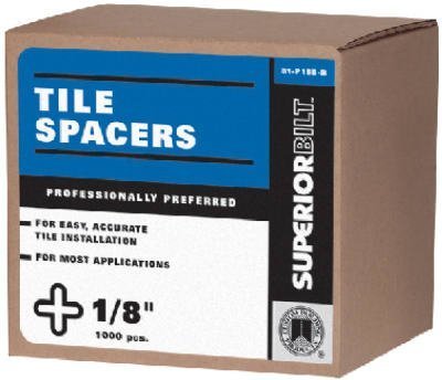 CUSTOM BLDG PRODUCTS 81-P18B-B 1/8-Inch Spacer Box, 1600-Pack by Custom Building Products