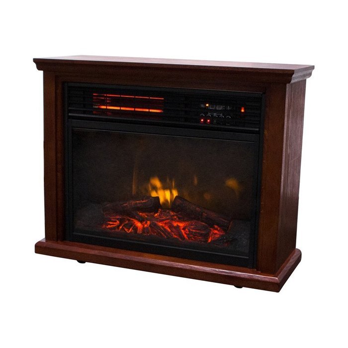 Ainfox 1500w Electric Firebox Fireplace Embedded Insert Heater Remote Control Digital LED Display Wood N7