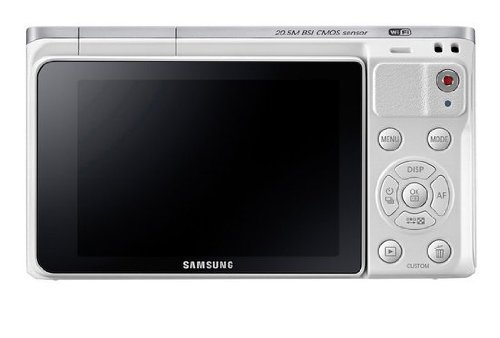 Samsung NX Mini 20.5MP CMOS Smart WiFi & NFC Compact Interchangeable Lens Digital Camera (White) Body Only
