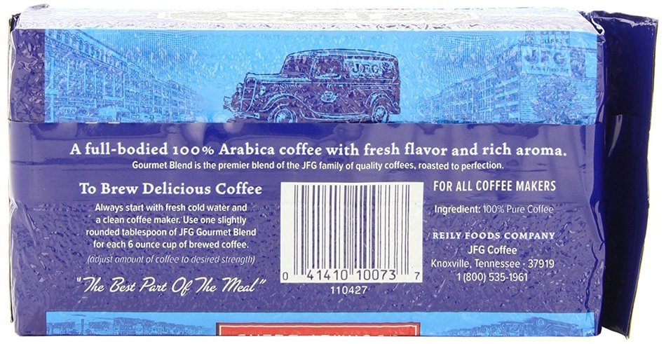 JFG Special Blend Coffee, 11.5 Ounce Brick (Pack of 4) N5
