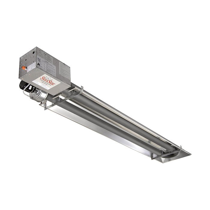 SunStar Heating Products Garage Tube Heater - LP, 45,000 BTU, Model# SIR45-15-L