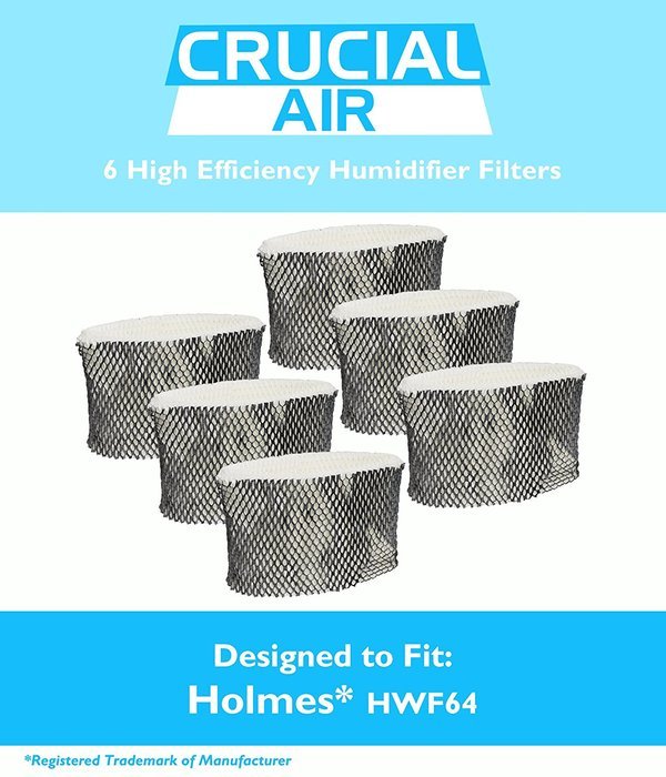 6 Holmes HWF64 Humidifier Filter B Fits HM1761, HM1645, HM1730, HM1745, HM1746, HM1750, HM2220 & HM2200, Fits...