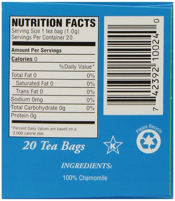 Carrington Tea, Peppermint, 20 Tea Bags (Pack of 6) N10