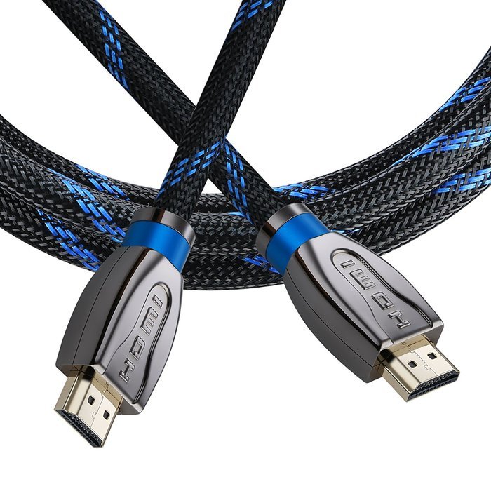 JINPIN HDMI Cable 12ft-blue is a Ultra High Speed HDMI ethernet cable.The 4k audio cable Support 1080P, 3D,4k,...
