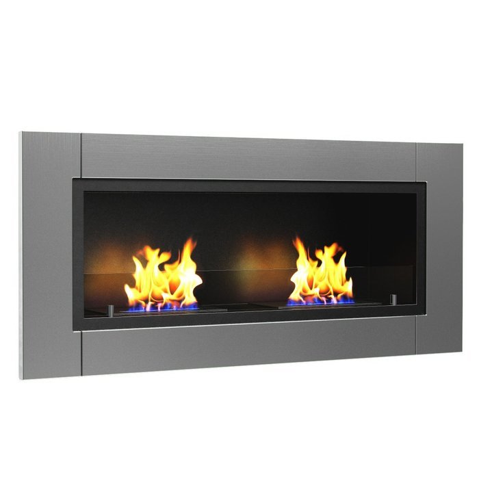 Moda Flame Valencia PRO Wall Mounted Ethanol Fireplace N4