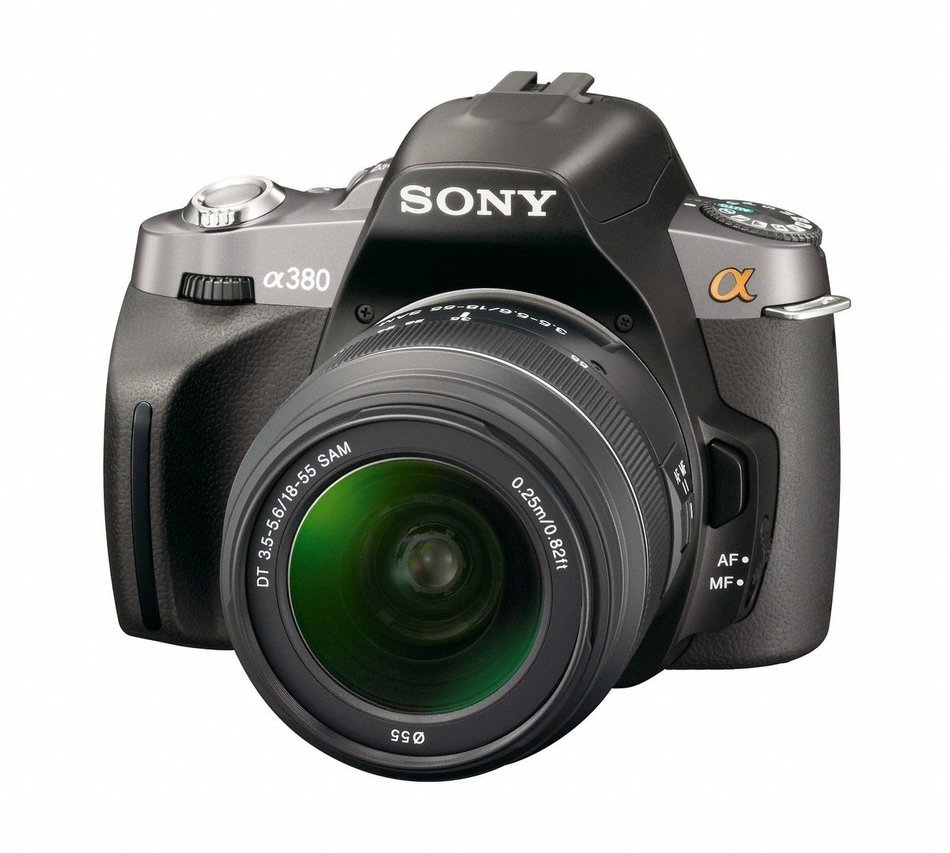 Sony Alpha A380L 14.2 MP Digital SLR Camera with Super SteadyShot INSIDE Image Stabilization and 18-55mm Lens N8