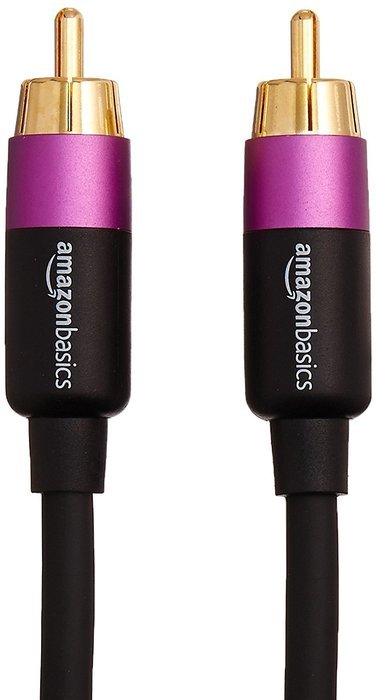 AmazonBasics Subwoofer Cable - 50 Feet