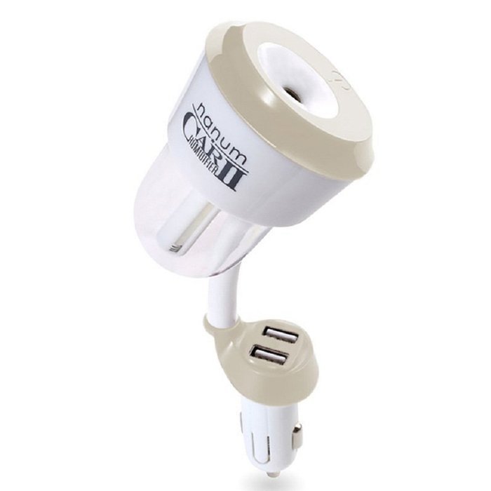 Megadream Portable Auto Off 3 in 1 Car Cigarette Charger Kit with Cool Mist Humidifiers + Essential Oil Diffusers... N22