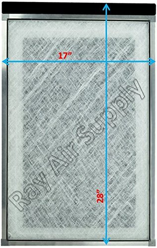 Dynamic Air Cleaner Replacement Filter Pads 17 x 28 Refills (3 Pack) White N2