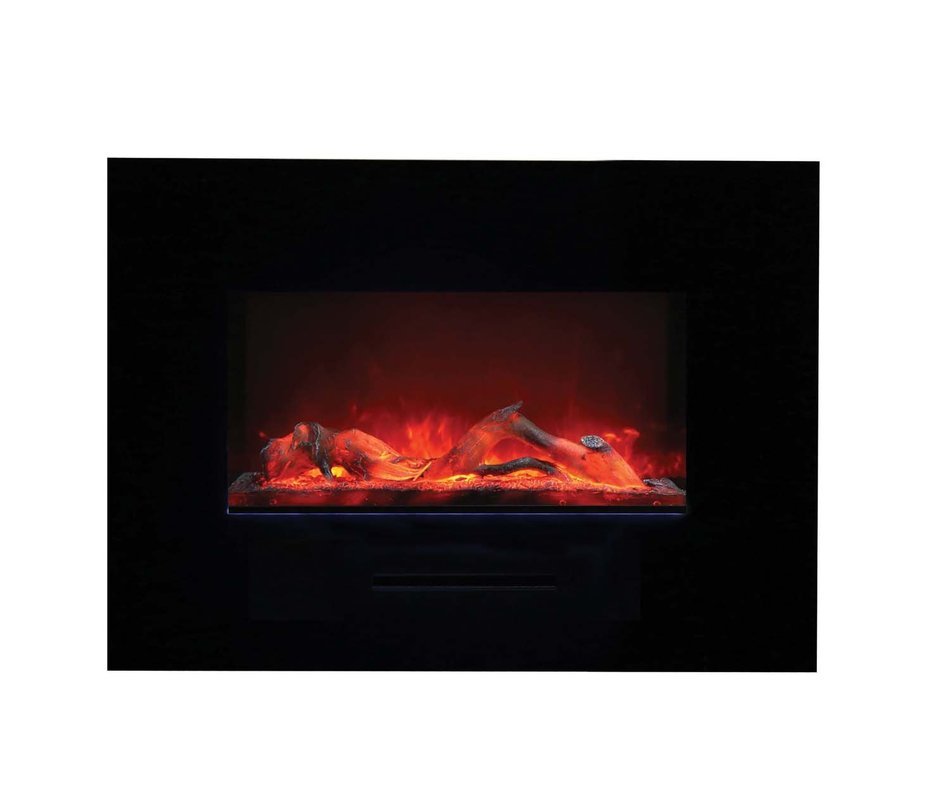 Amantii Wall Mount / Flush Mount Series Electric Fireplace with Ice Media Kit, 60 Inch N34