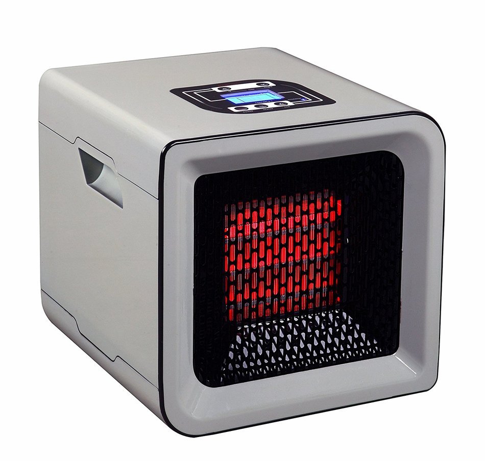 Redcore 15306RC R1 Infrared Heater, 1000-Square Feet, Silver N3