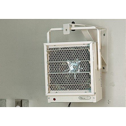 Beige Modern Durable Steel Electric Garage Heater | Contemporary Indoor / Outdoor Rooms Space Heater for Your... N3