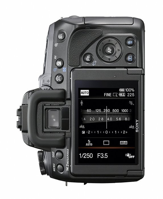 Sony Alpha 350 DSLR Kit - 14 Megapixel Mit Bildstabilisator