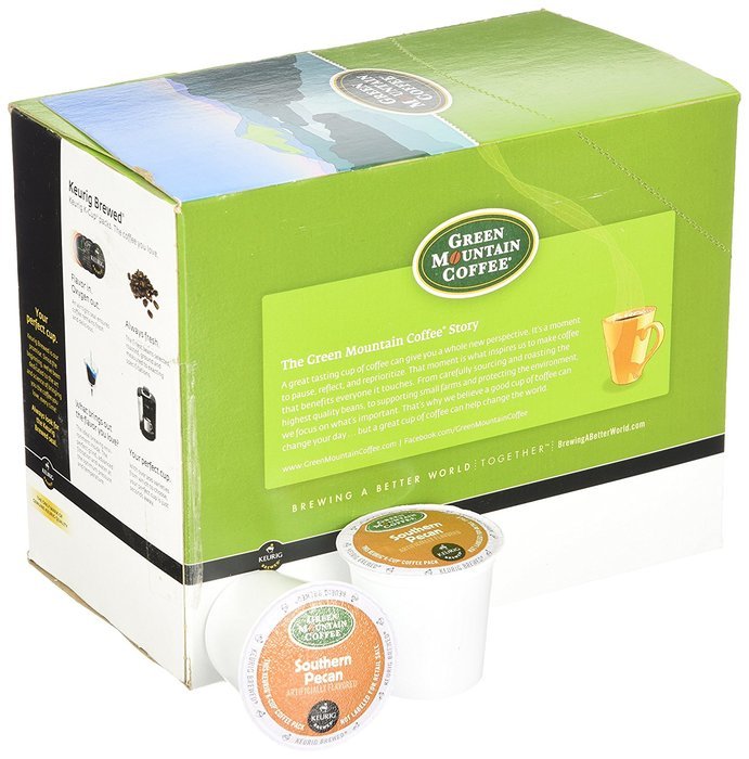 Green Mountain Coffee, Southern Pecan, K-Cups for Keurig Brewers, 24-Count Boxes (Pack of 2) N3