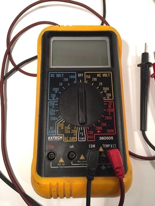 EXTECH Instruments Corp Model 380505 7 Function Big Digit DMM N4