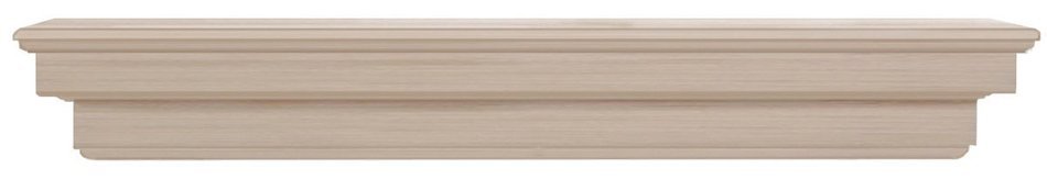 Pearl Mantels 495-72 Auburn Arched 72-Inch Wood and Wood Veneer Fireplace Mantel Shelf, Unfinished. N12