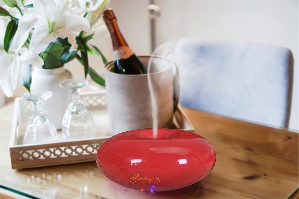 SoJ Ultrasonic Aromatherapy Diffuser (White), Elegant and Simple, Cool Mist Humidifier, Essential Oil Fragrance... N7