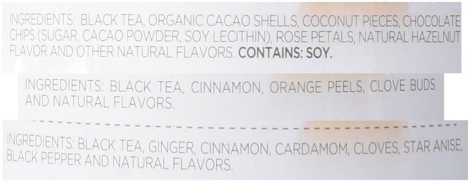 Tea Forte LOOSE LEAF TEA TRIO, 3 Small Tea Tins, Black Tea Sampler - Hazelnut Truffle, Sweet Orange Spice, Bombay... N6