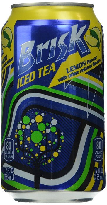 Brisk Iced Tea, Lemon Cans (12 Count, 12 Fl Oz Each) N3