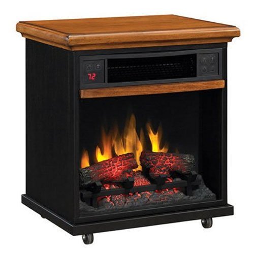 Duraflame Infrared Rolling Mantel in Premium Oak