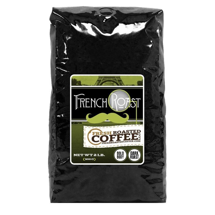 French Roast Coffee, Whole Bean, Fresh Roasted Coffee LLC. (2 lb.) N4