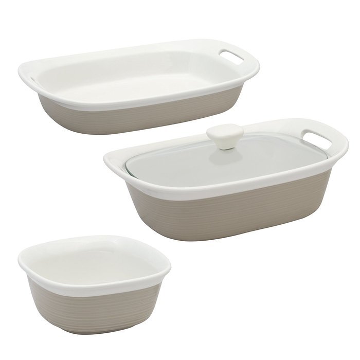 CorningWare Etch 4 Piece Set N2