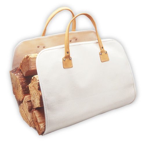 CLC Custom LeatherCraft C390 Heavy-Duty Canvas Fire Wood Log Carrier Tote Bag