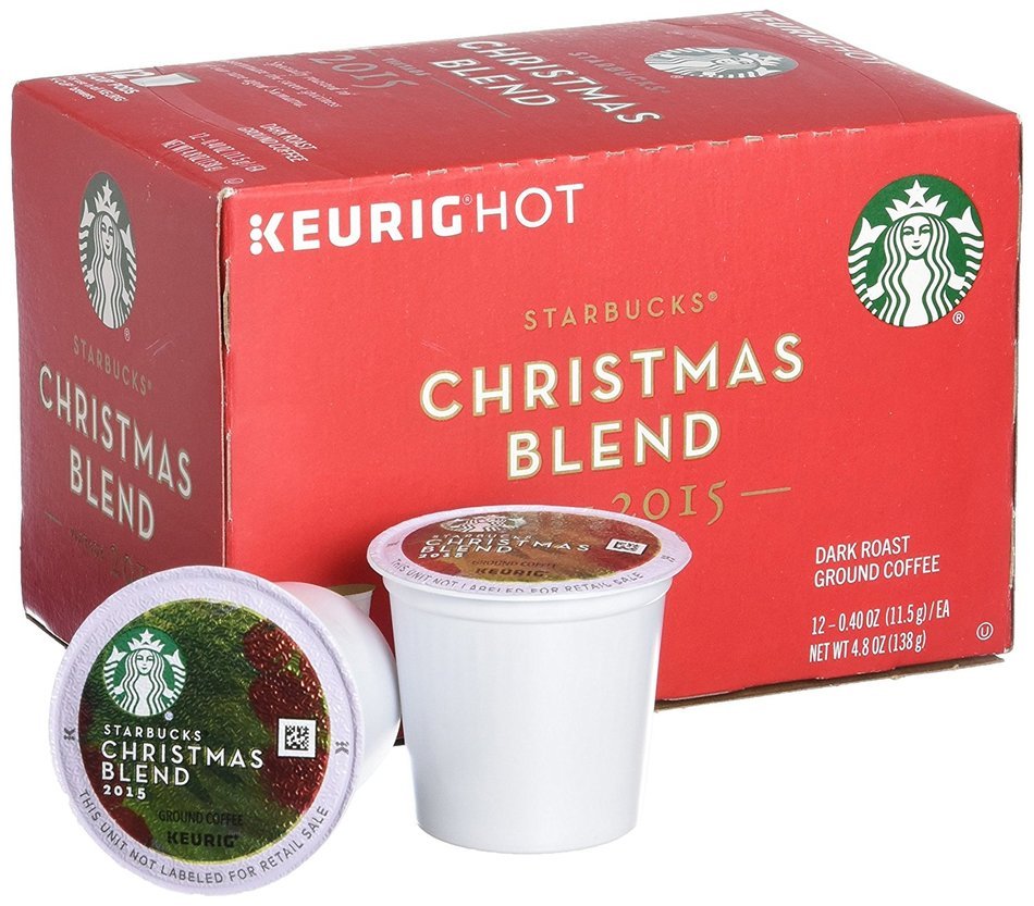 Starbucks 2015 Christmas Blend K-cups for Keurig Coffee Machines - 2 Pack (24 Ct.) N5