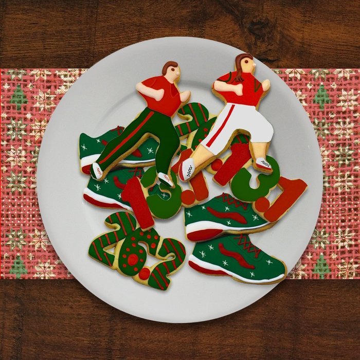 Gone For a Run Runner's Cookie Cutters (Set of 4) (13.1, 26.2, Shoe and Runner) N5