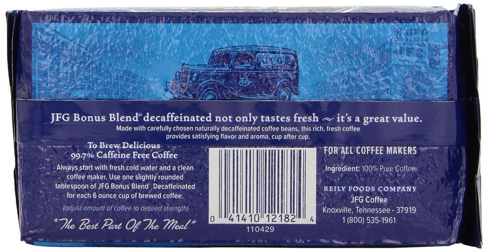 JFG Special Blend Coffee, 11.5 Ounce Brick (Pack of 4) N7