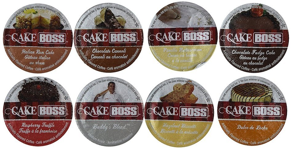 40 Count - Cake Boss Variety Pack Single Cup Coffee for K-Cup Keurig Brewers